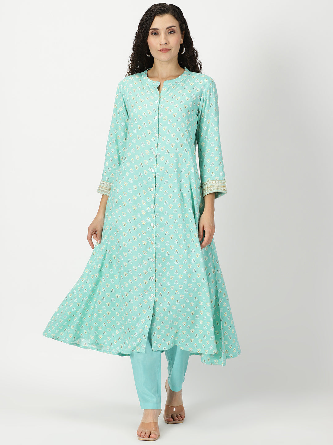 Buy Jaipur Kurti Red Pure Cotton Midi A Line Dress - Ethnic Dresses for  Women 1701899 | Myntra