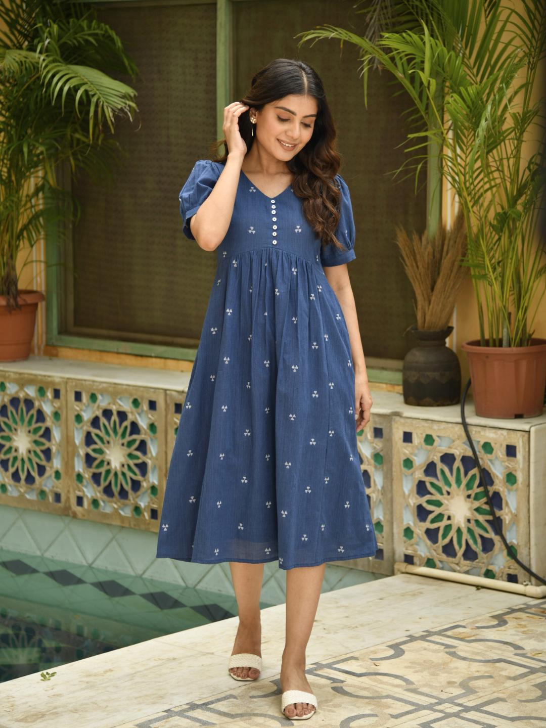 Pakistani Cotton Dress Design - SareesWala.com
