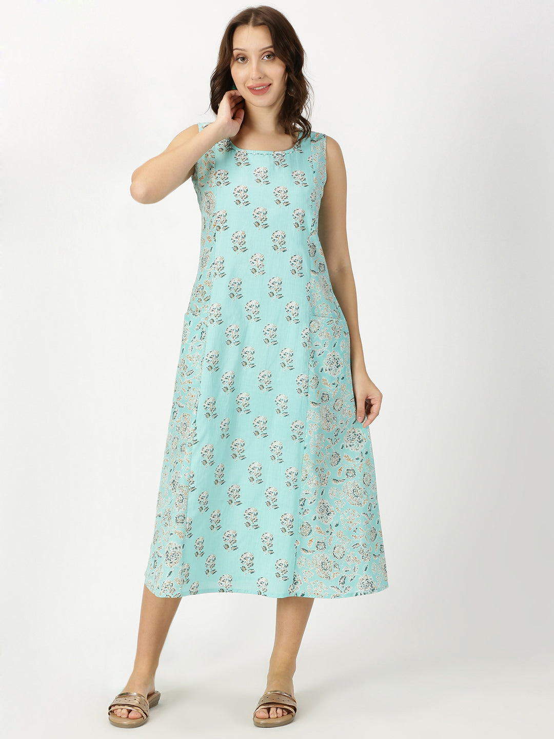 Serinity Maxi Dress - Turquoise – BABYBOO