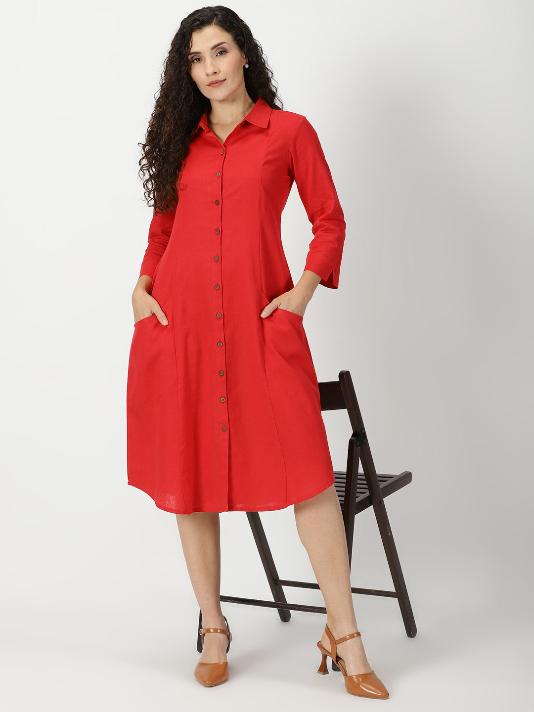 Buy Women's Sambalpuri Certified Handloom Pure Cotton Straight Kurti (Red,  2XL)-PID42751 at Amazon.in