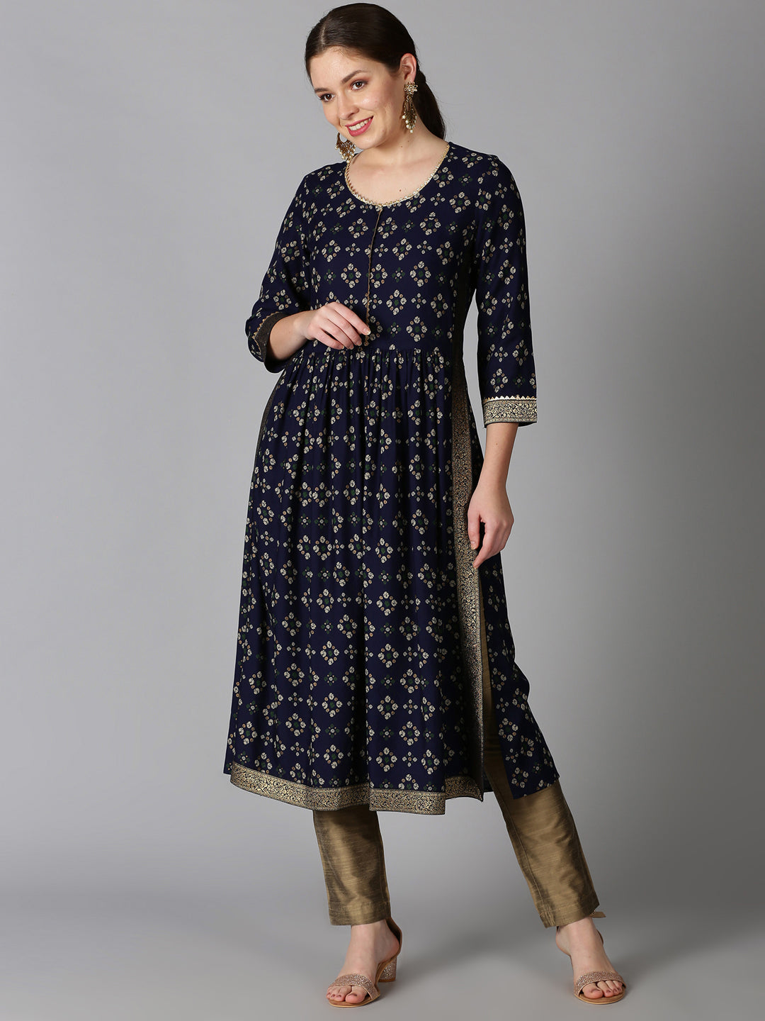 Women's Designer Kurta  Buy Ethnic Kurta Online - Saffron Threads